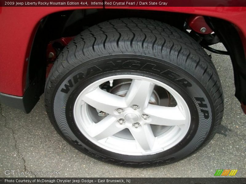 Inferno Red Crystal Pearl / Dark Slate Gray 2009 Jeep Liberty Rocky Mountain Edition 4x4