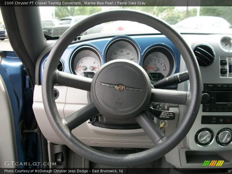 Marine Blue Pearl / Pastel Slate Gray 2006 Chrysler PT Cruiser Touring Convertible