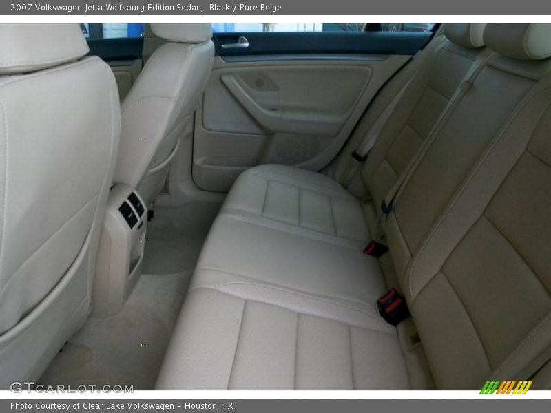 Black / Pure Beige 2007 Volkswagen Jetta Wolfsburg Edition Sedan