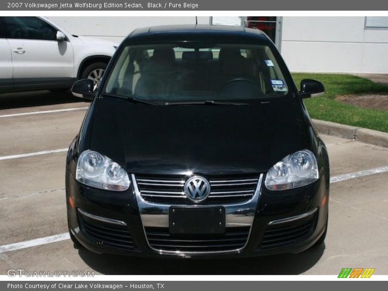 Black / Pure Beige 2007 Volkswagen Jetta Wolfsburg Edition Sedan