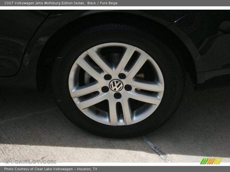 Black / Pure Beige 2007 Volkswagen Jetta Wolfsburg Edition Sedan