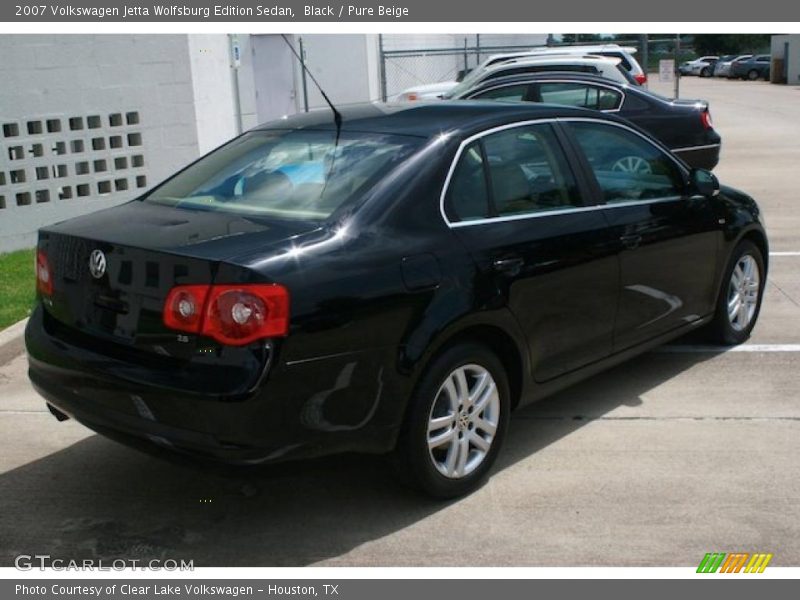 Black / Pure Beige 2007 Volkswagen Jetta Wolfsburg Edition Sedan