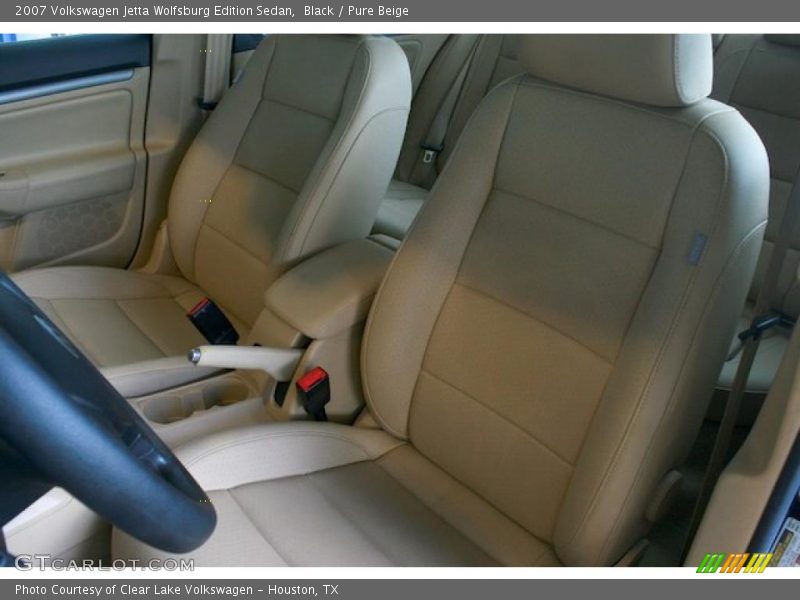 Black / Pure Beige 2007 Volkswagen Jetta Wolfsburg Edition Sedan