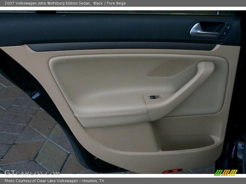 Black / Pure Beige 2007 Volkswagen Jetta Wolfsburg Edition Sedan