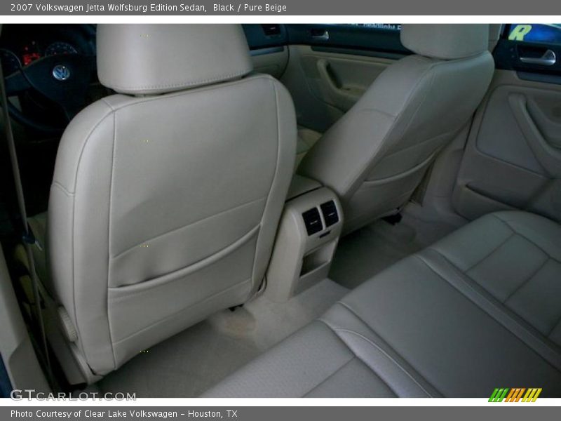 Black / Pure Beige 2007 Volkswagen Jetta Wolfsburg Edition Sedan