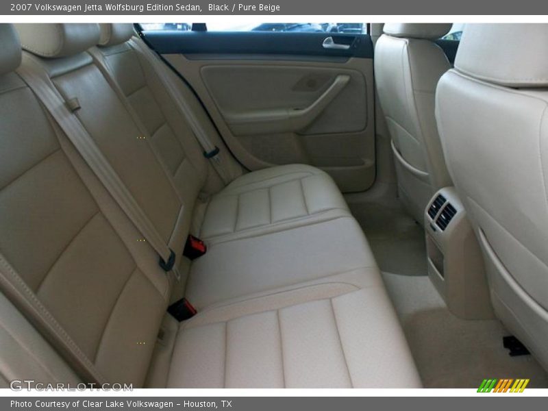 Black / Pure Beige 2007 Volkswagen Jetta Wolfsburg Edition Sedan