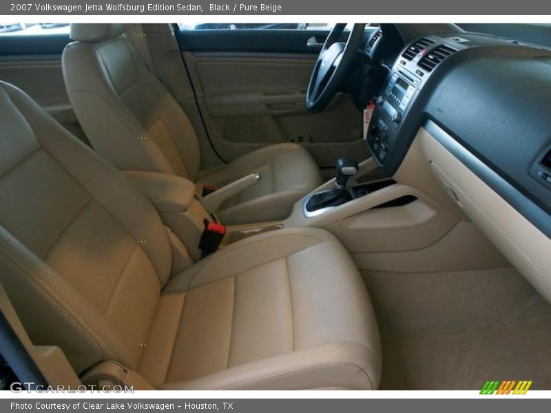 Black / Pure Beige 2007 Volkswagen Jetta Wolfsburg Edition Sedan