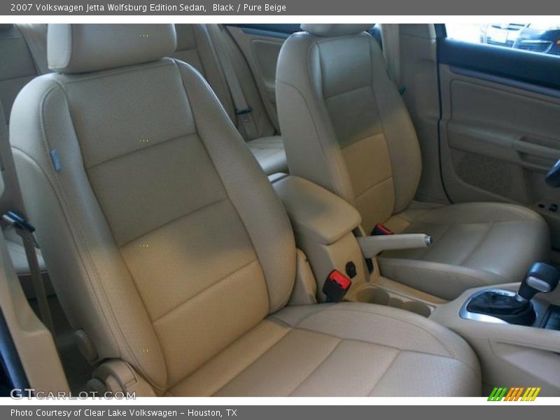Black / Pure Beige 2007 Volkswagen Jetta Wolfsburg Edition Sedan