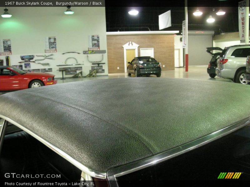 Burgundy/Maroon / Black 1967 Buick Skylark Coupe
