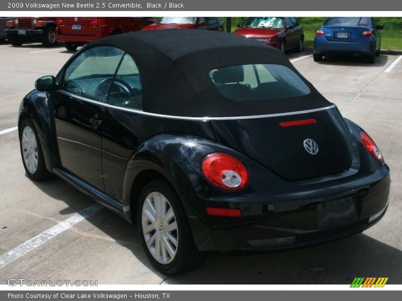 Black / Black 2009 Volkswagen New Beetle 2.5 Convertible
