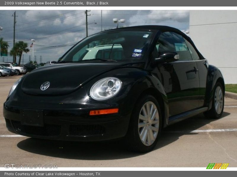 Black / Black 2009 Volkswagen New Beetle 2.5 Convertible