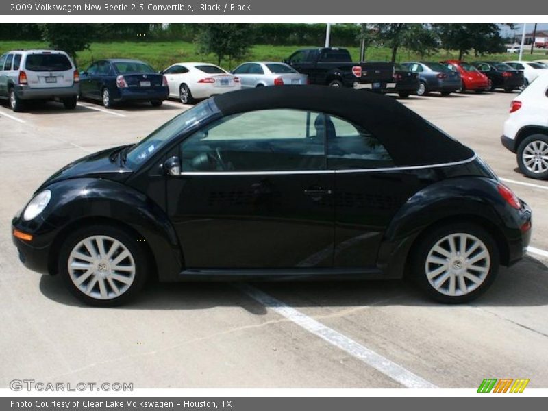 Black / Black 2009 Volkswagen New Beetle 2.5 Convertible