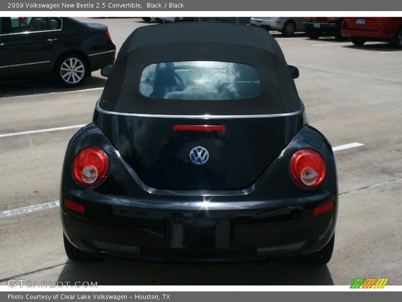 Black / Black 2009 Volkswagen New Beetle 2.5 Convertible