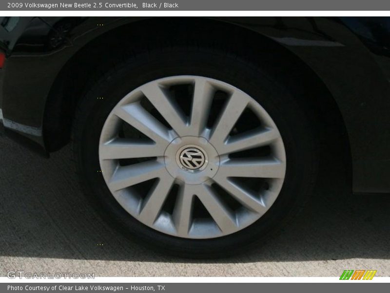 Black / Black 2009 Volkswagen New Beetle 2.5 Convertible