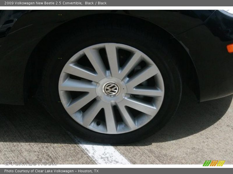 Black / Black 2009 Volkswagen New Beetle 2.5 Convertible