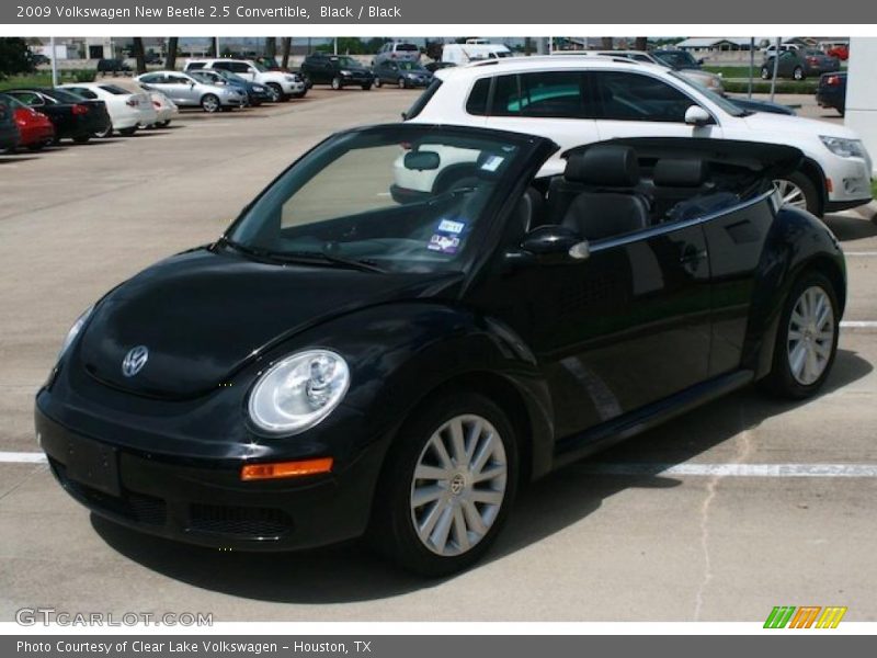 Black / Black 2009 Volkswagen New Beetle 2.5 Convertible