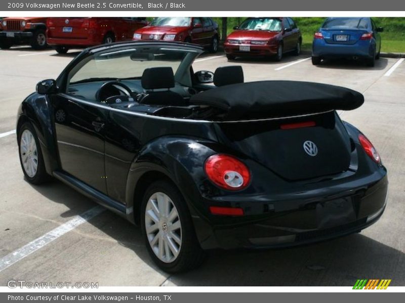 Black / Black 2009 Volkswagen New Beetle 2.5 Convertible