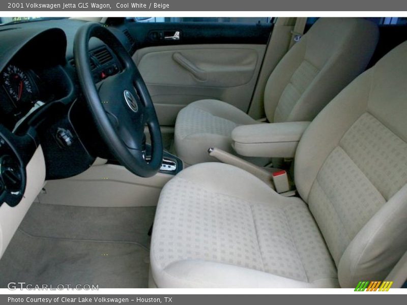 Cool White / Beige 2001 Volkswagen Jetta GLS Wagon