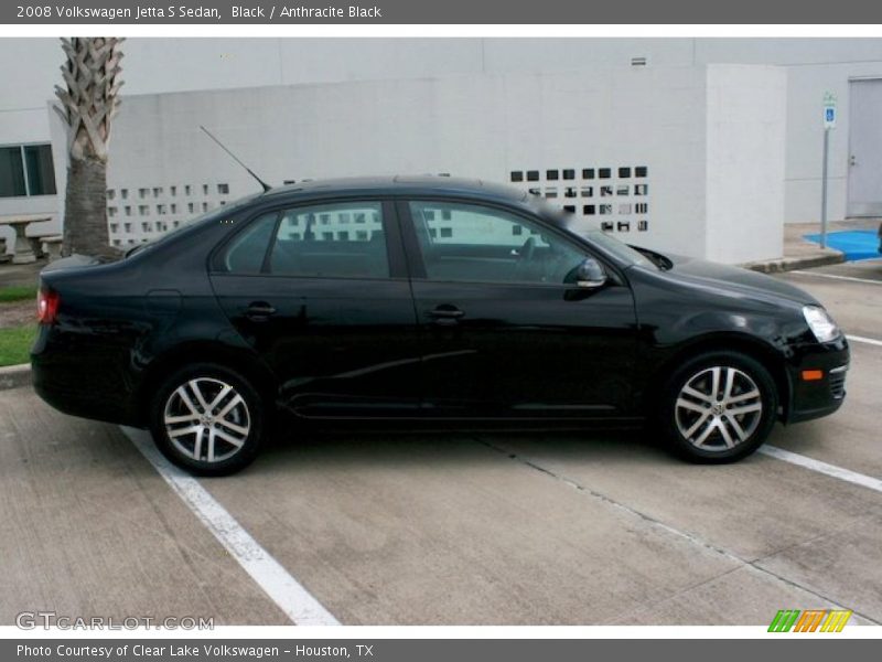 Black / Anthracite Black 2008 Volkswagen Jetta S Sedan