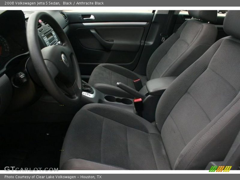 Black / Anthracite Black 2008 Volkswagen Jetta S Sedan