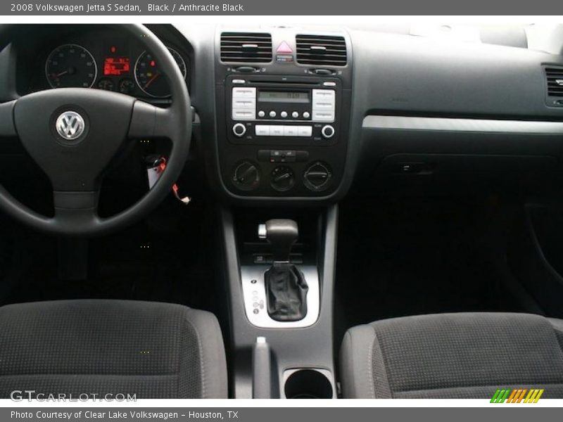 Black / Anthracite Black 2008 Volkswagen Jetta S Sedan
