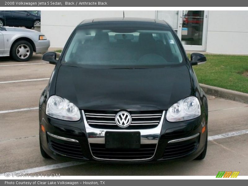 Black / Anthracite Black 2008 Volkswagen Jetta S Sedan