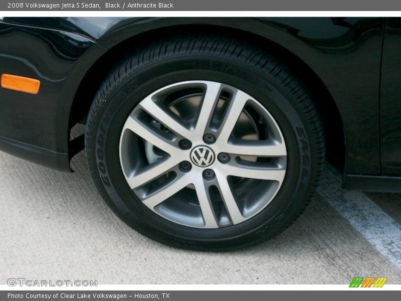 Black / Anthracite Black 2008 Volkswagen Jetta S Sedan