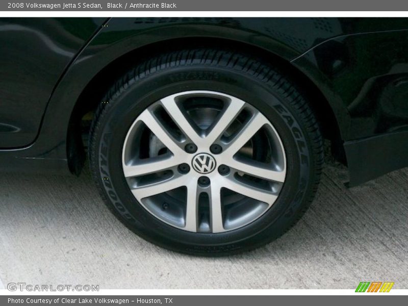 Black / Anthracite Black 2008 Volkswagen Jetta S Sedan