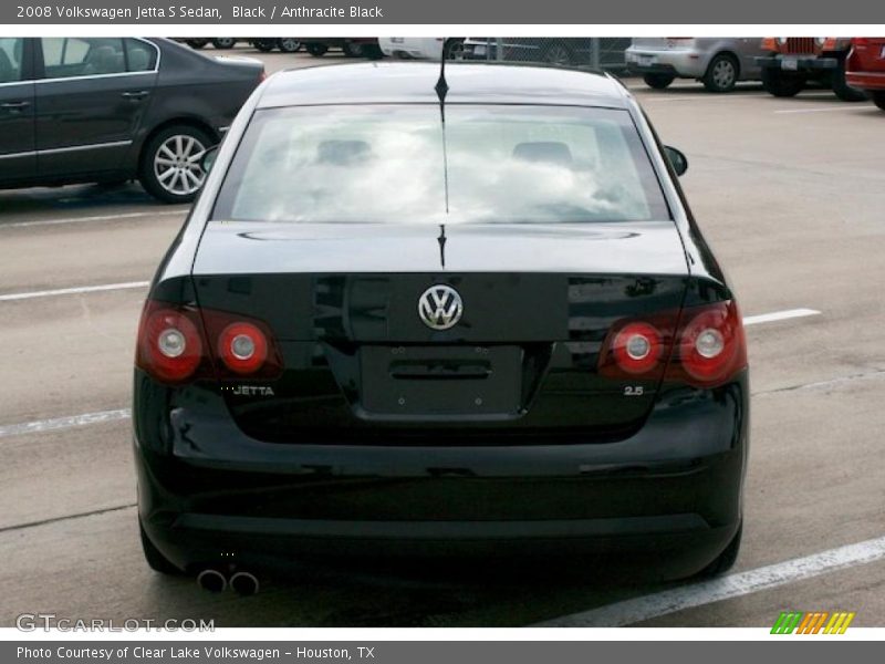 Black / Anthracite Black 2008 Volkswagen Jetta S Sedan