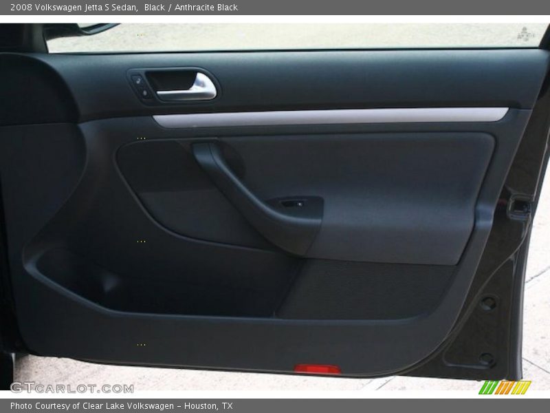 Black / Anthracite Black 2008 Volkswagen Jetta S Sedan