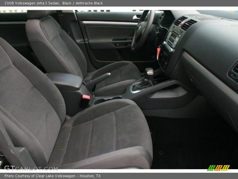 Black / Anthracite Black 2008 Volkswagen Jetta S Sedan