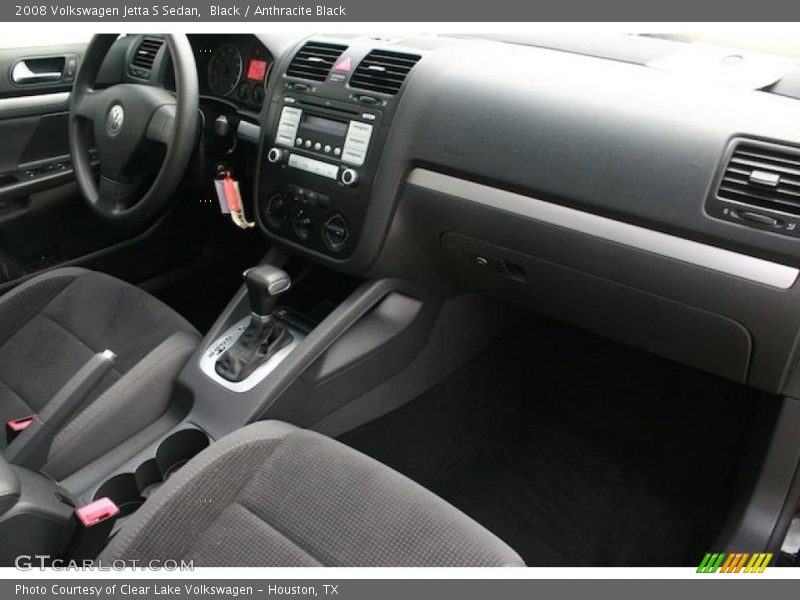 Black / Anthracite Black 2008 Volkswagen Jetta S Sedan