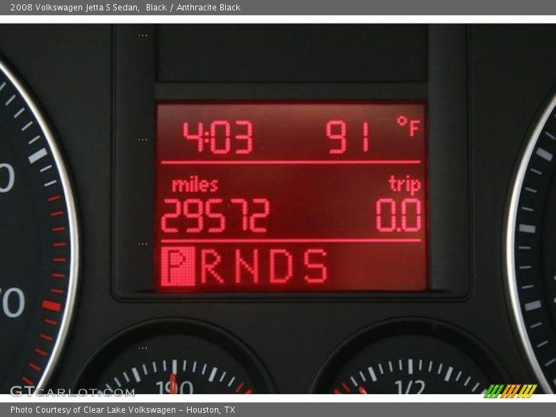 Black / Anthracite Black 2008 Volkswagen Jetta S Sedan