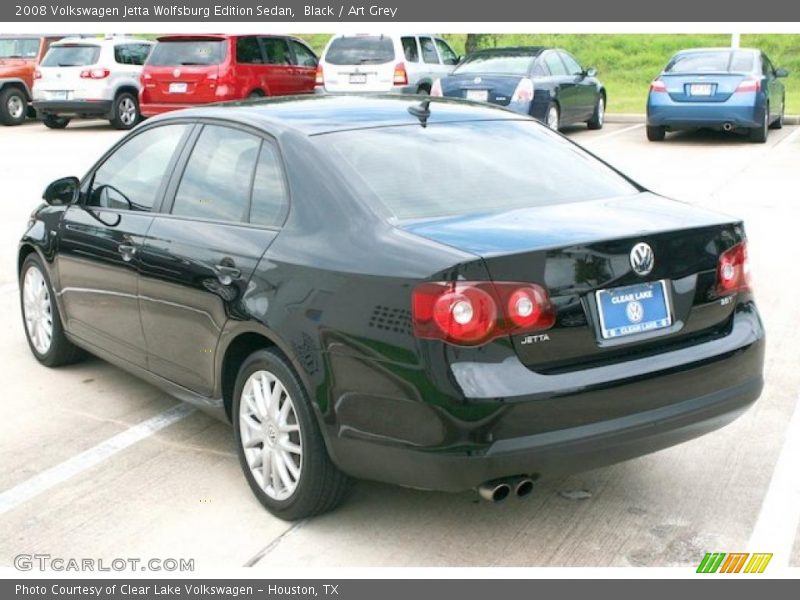 Black / Art Grey 2008 Volkswagen Jetta Wolfsburg Edition Sedan