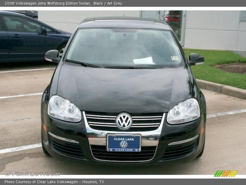 Black / Art Grey 2008 Volkswagen Jetta Wolfsburg Edition Sedan