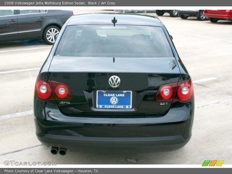 Black / Art Grey 2008 Volkswagen Jetta Wolfsburg Edition Sedan