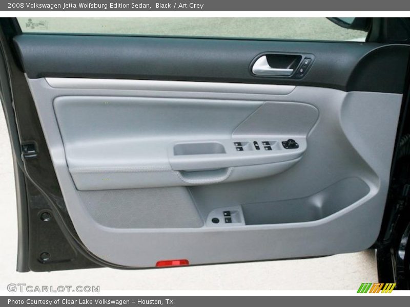 Black / Art Grey 2008 Volkswagen Jetta Wolfsburg Edition Sedan