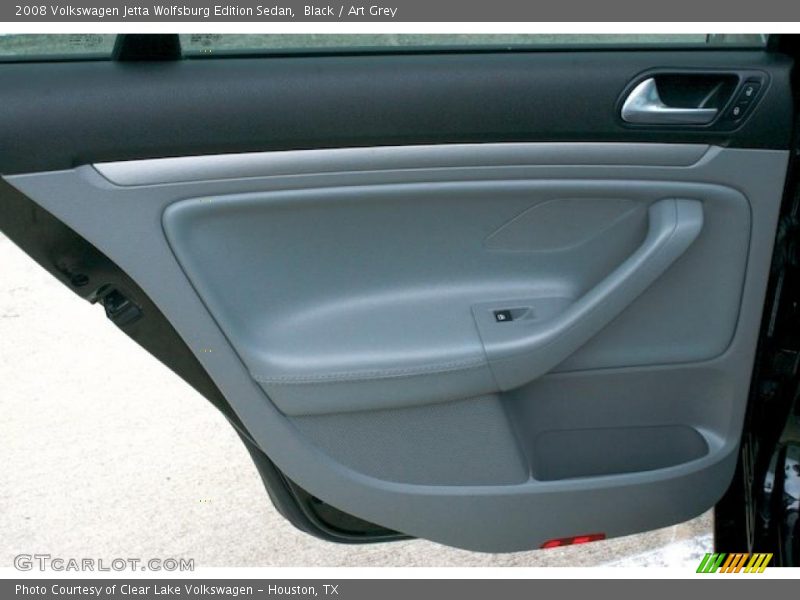 Black / Art Grey 2008 Volkswagen Jetta Wolfsburg Edition Sedan
