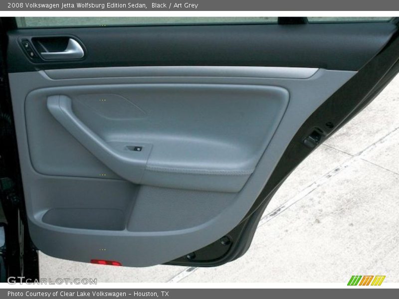 Black / Art Grey 2008 Volkswagen Jetta Wolfsburg Edition Sedan
