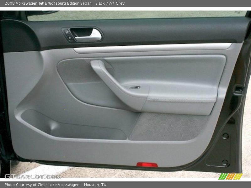 Black / Art Grey 2008 Volkswagen Jetta Wolfsburg Edition Sedan