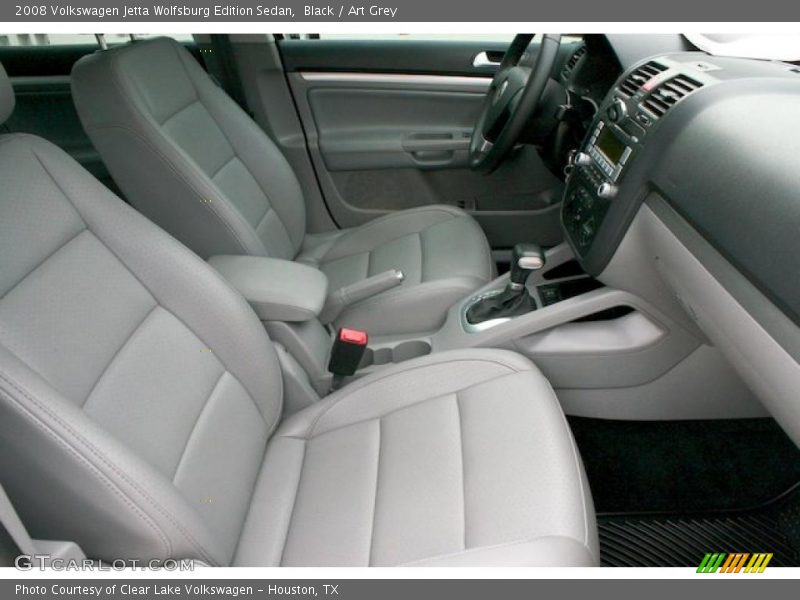 Black / Art Grey 2008 Volkswagen Jetta Wolfsburg Edition Sedan