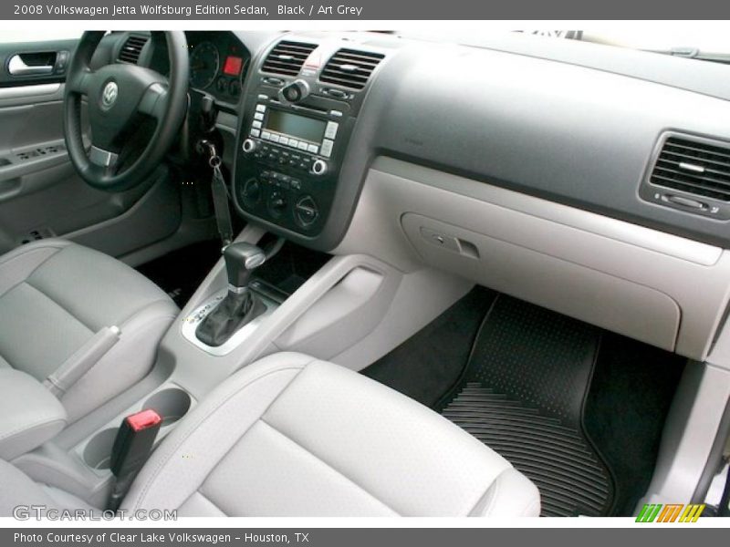 Black / Art Grey 2008 Volkswagen Jetta Wolfsburg Edition Sedan