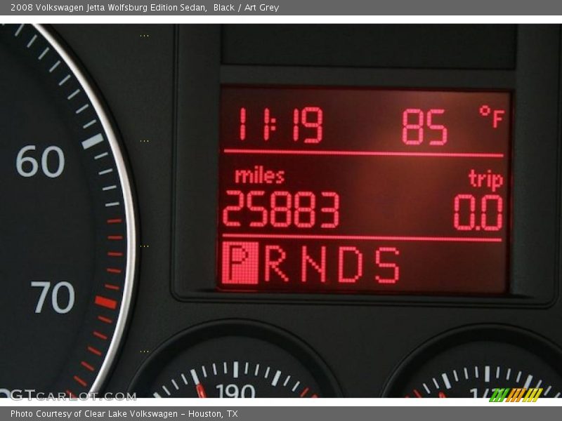 Black / Art Grey 2008 Volkswagen Jetta Wolfsburg Edition Sedan