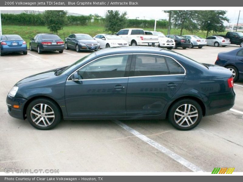 Blue Graphite Metallic / Anthracite Black 2006 Volkswagen Jetta TDI Sedan