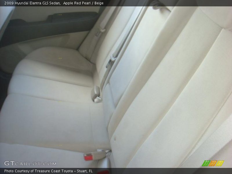 Apple Red Pearl / Beige 2009 Hyundai Elantra GLS Sedan