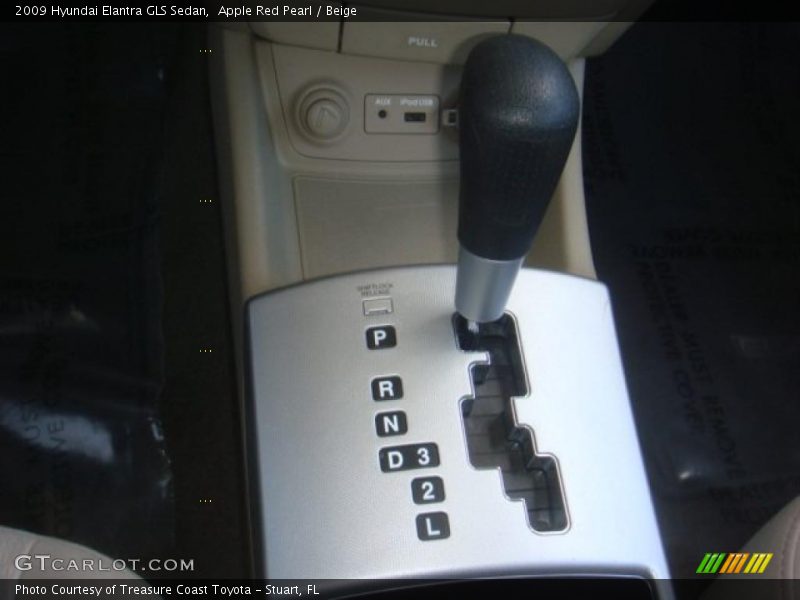 Apple Red Pearl / Beige 2009 Hyundai Elantra GLS Sedan