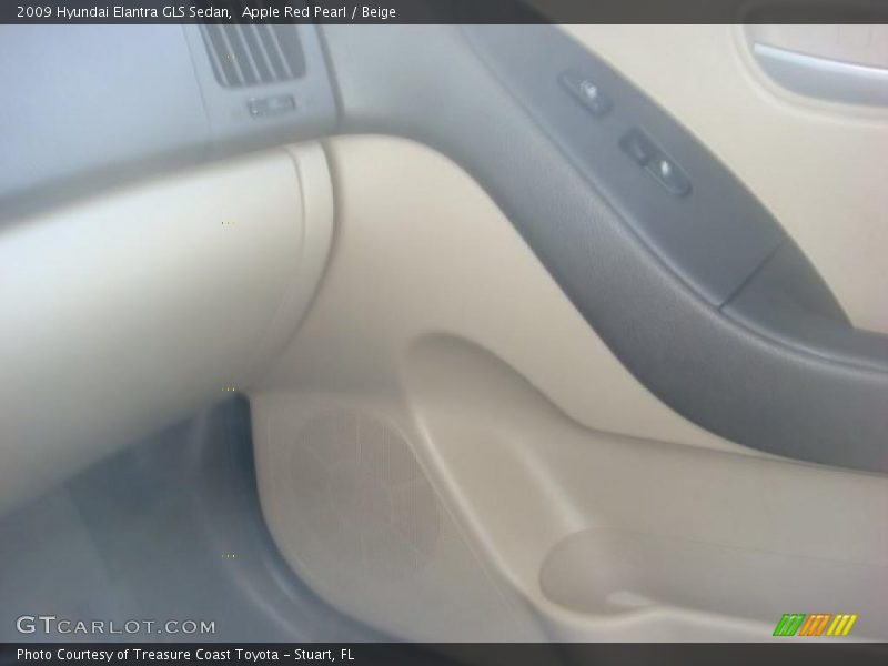 Apple Red Pearl / Beige 2009 Hyundai Elantra GLS Sedan