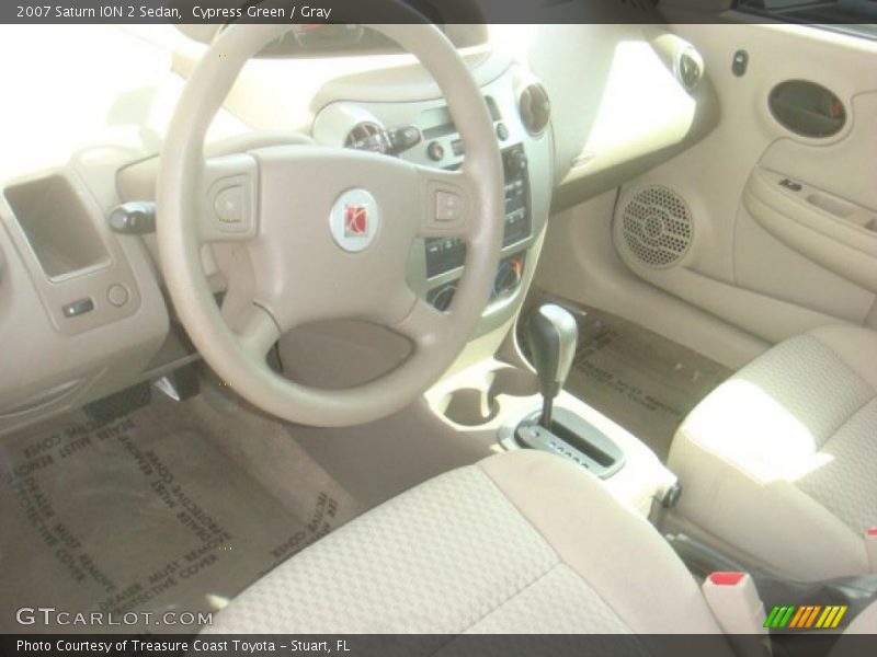 Cypress Green / Gray 2007 Saturn ION 2 Sedan
