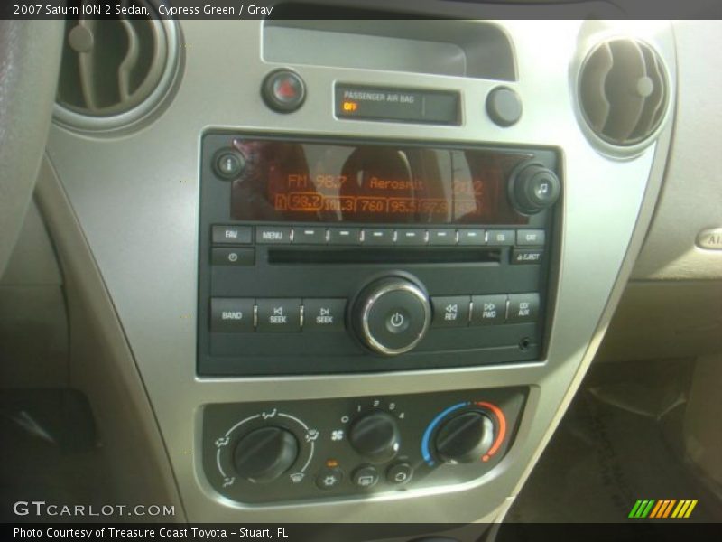 Cypress Green / Gray 2007 Saturn ION 2 Sedan