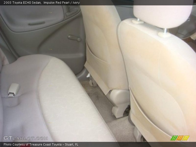 Impulse Red Pearl / Ivory 2003 Toyota ECHO Sedan